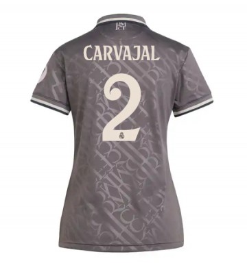 Real Madrid Daniel Carvajal #2 Replika Tredjetrøje Dame 2024-25 Kortærmet